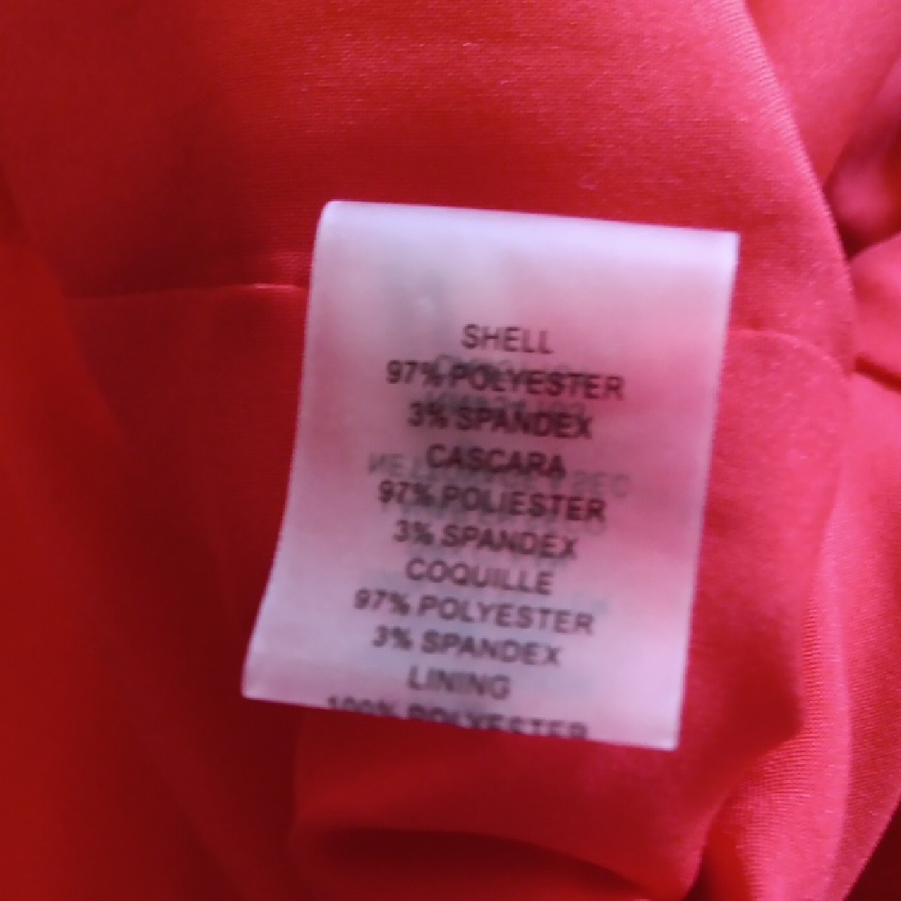Vince Camuto Vibrant Red Sleeveless Jumpsuit. #117 - Picture 7 of 8